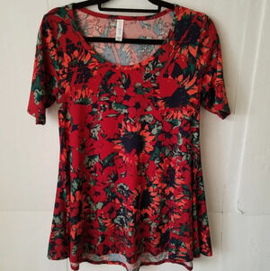 NWT  LULAROE tee floral print Size XXS